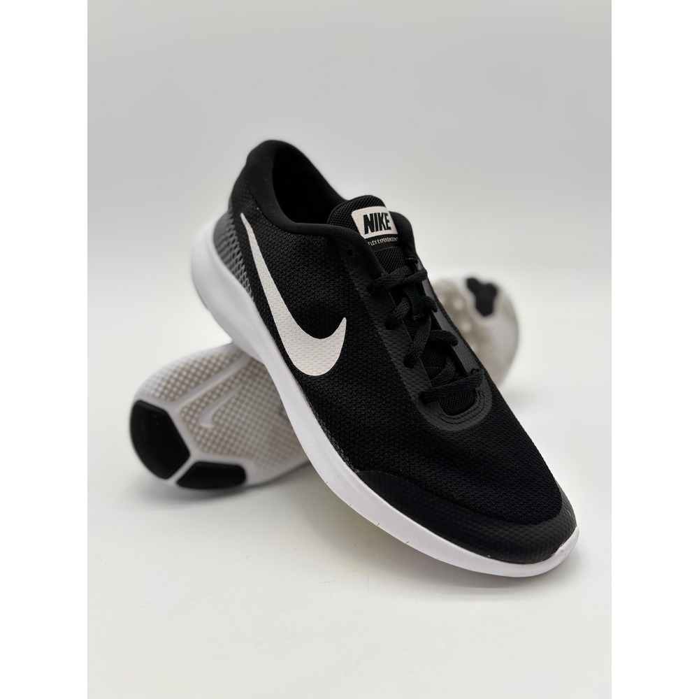 Nike Flex Experience RN 7 Mens Running Shoes Black White 908996-001 Size 9‎